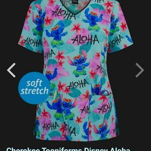 NEW Disney uniform scrub top